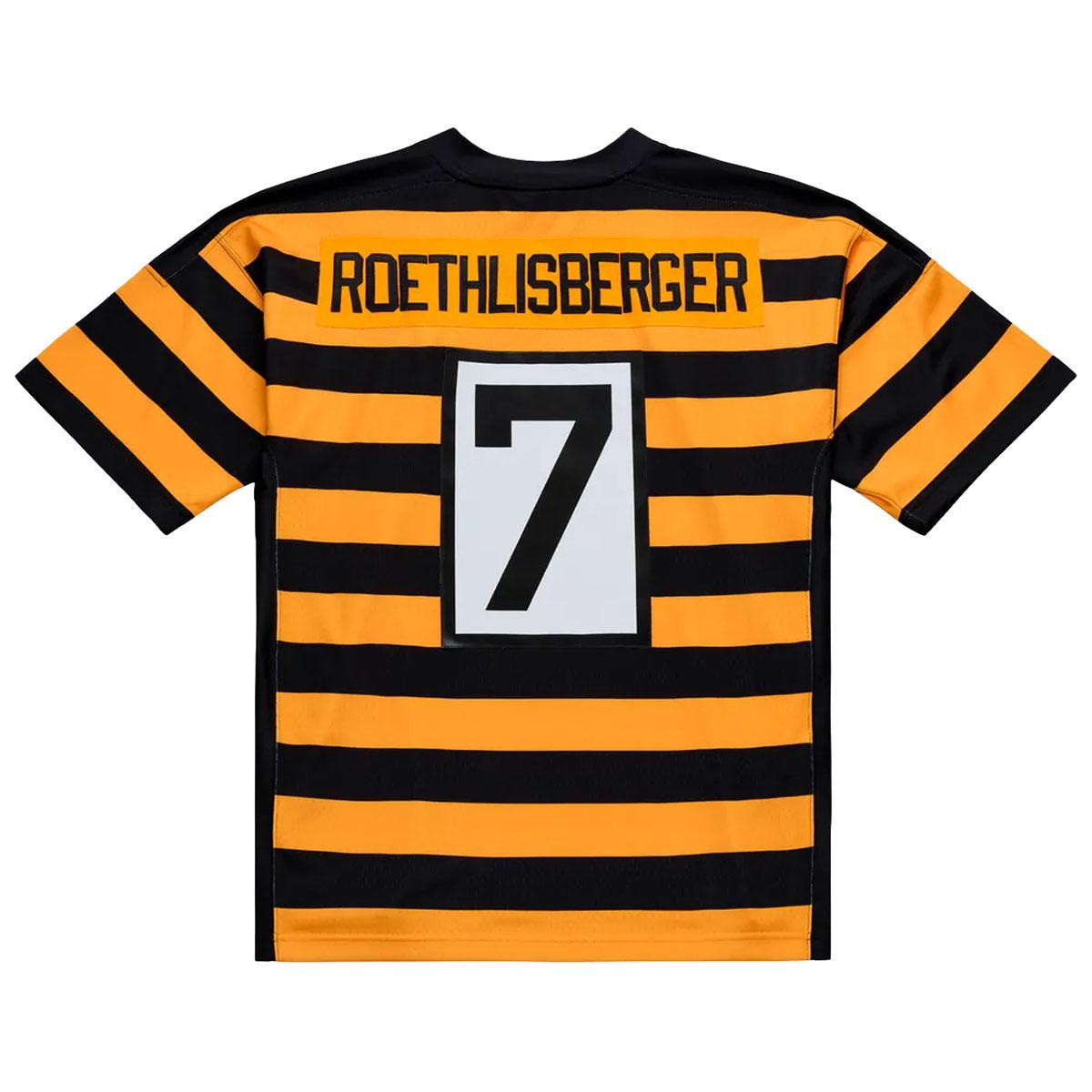 Ben Roethlisberger #7 Pittsburgh Steelers 2016 Gold/Black Throwback Legacy Jersey
