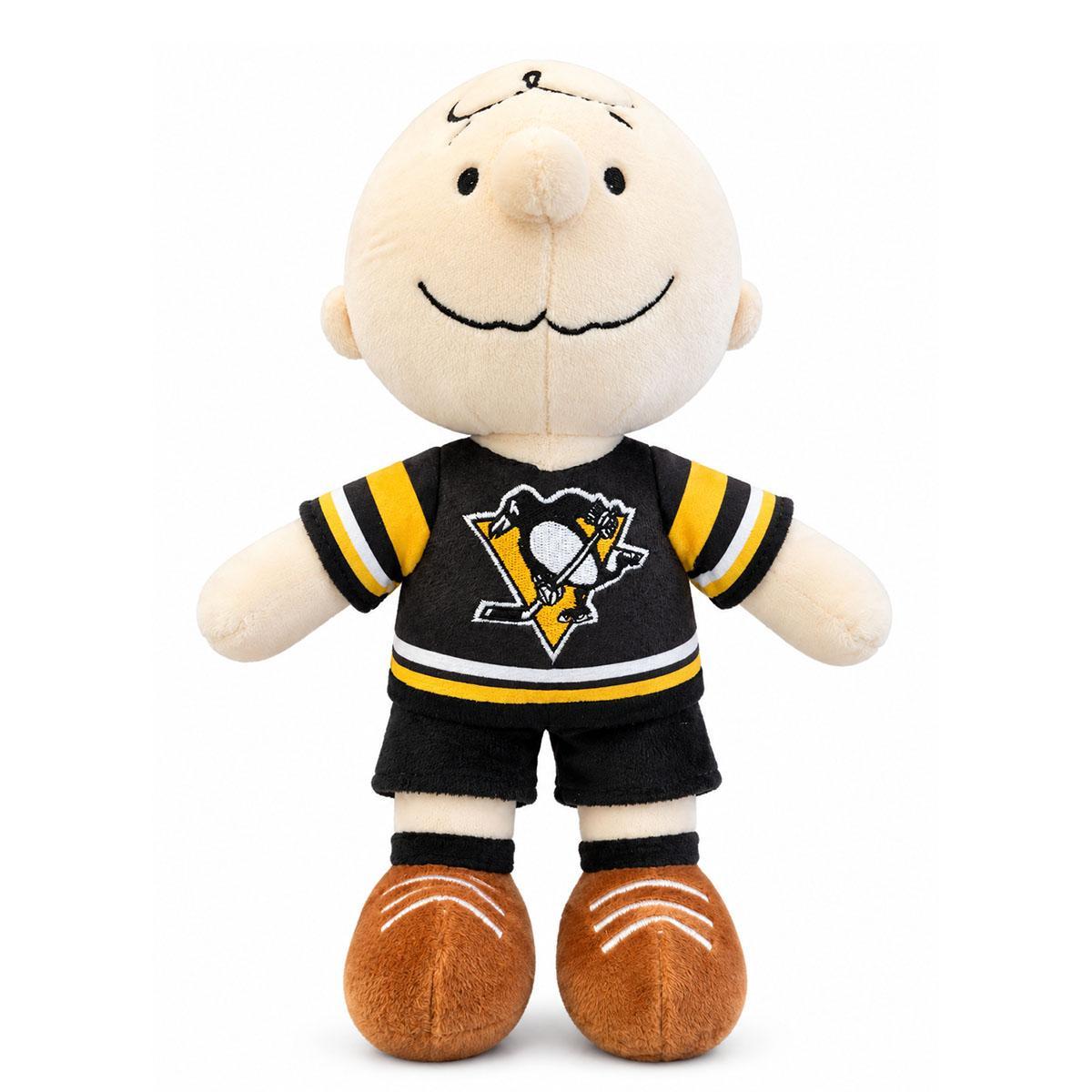 Pittsburgh Penguins Charlie Brown Peanuts Team Jersey Plush