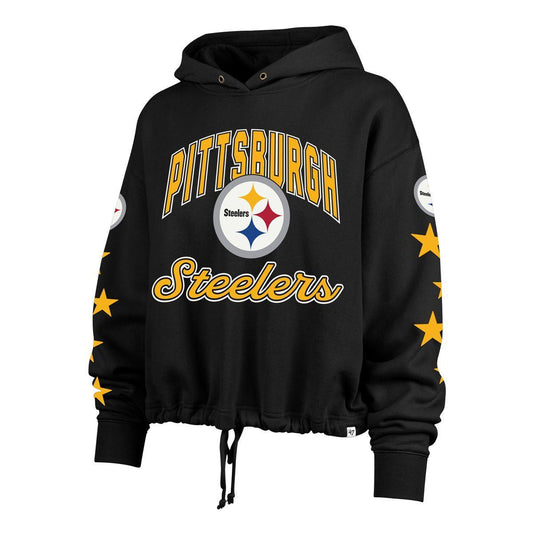 Pittsburgh Steelers Women's '47 Brand Starry-Eyed Venice Hoodie