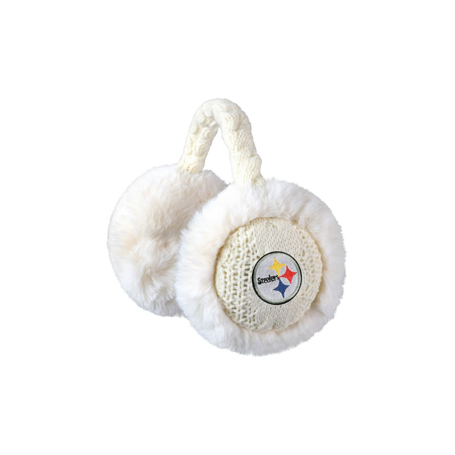 Pittsburgh Steelers Knit Sherpa Earmuffs