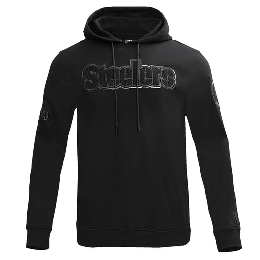 Pittsburgh Steelers Pro Standard Men's Blackout Pullover Hoodie