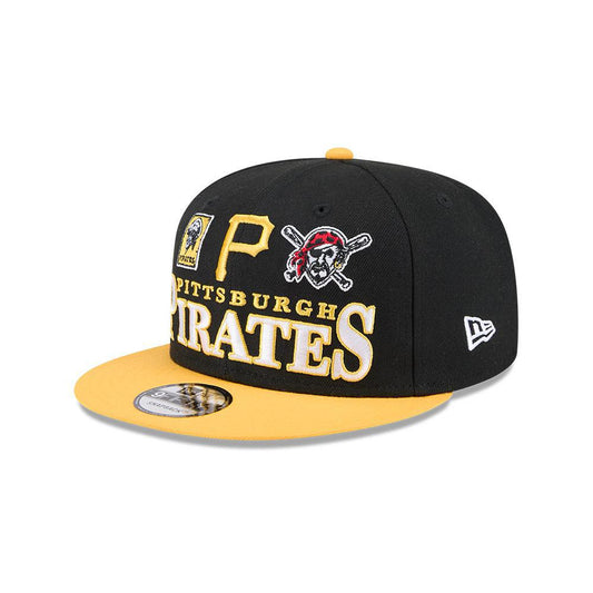 Pittsburgh Pirates Archive Black 9FIFTY Snapback