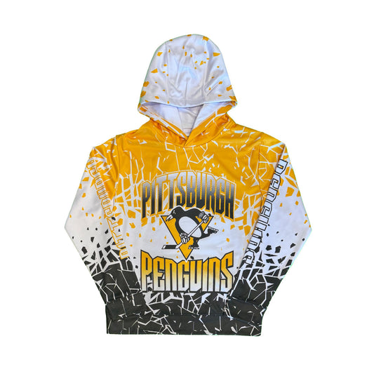 Pittsburgh Penguins Youth Ice Shatter Hoodie