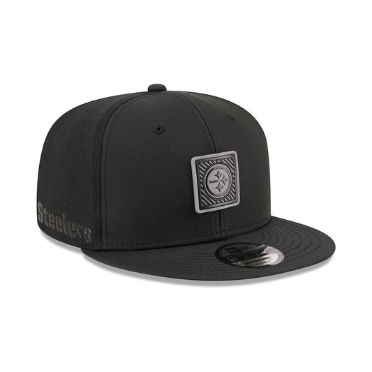 Pittsburgh Steelers 2026 NFL Training Camp 9FIFTY Black/Charcoal Snapback Hat