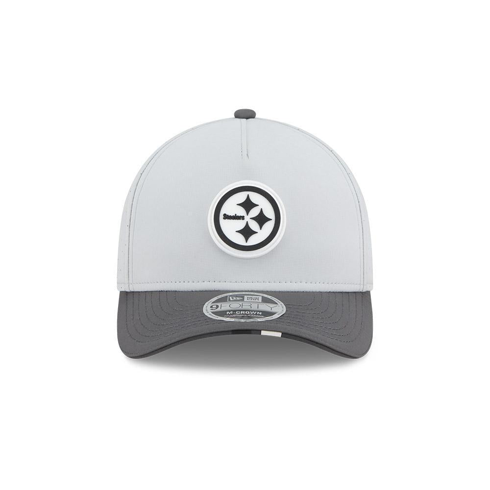 Pittsburgh Steelers Grey/Graphite 2025 NFL Training Camp 9FORTY M-Crown Hat