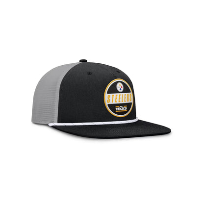 Pittsburgh Steelers Fanatics Edge Rush Trucker Adjustable Hat