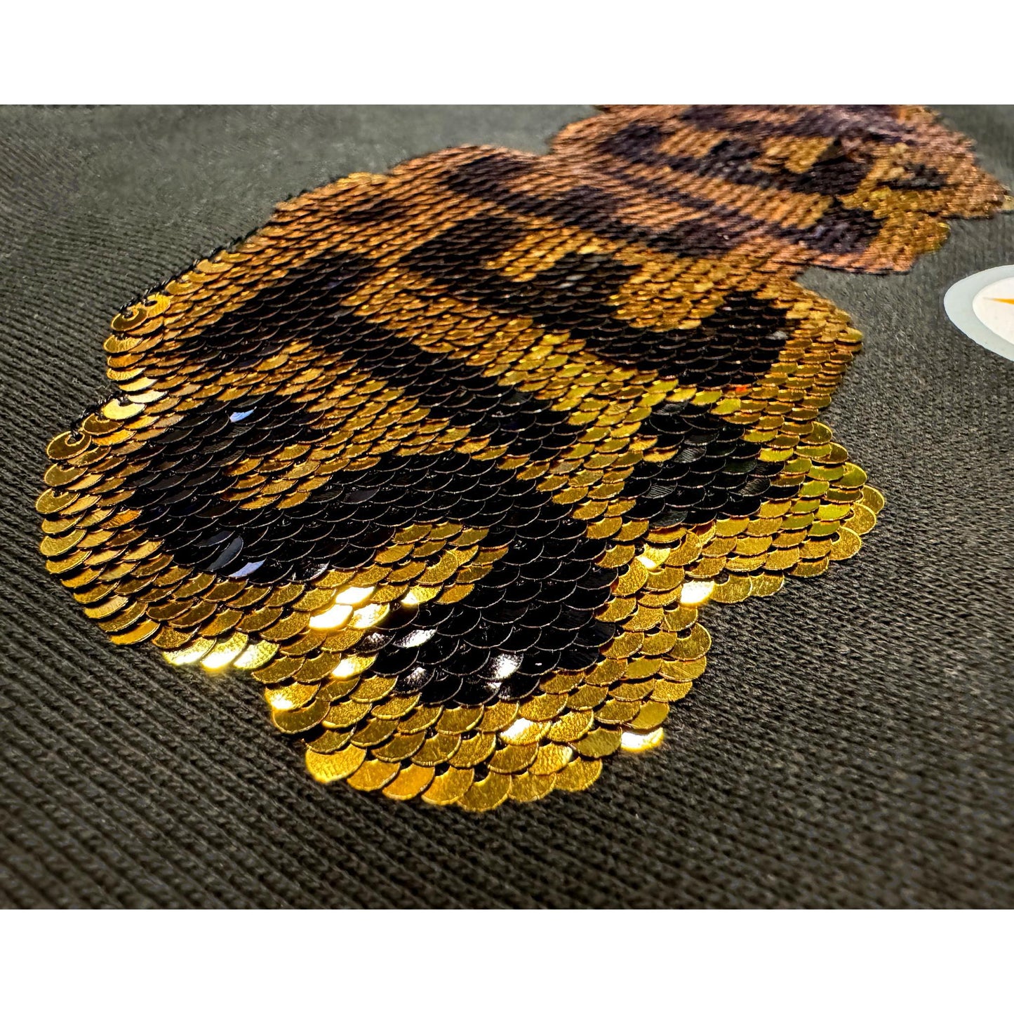 Girl's Pittsburgh Steelers Black Flip Sequin Sweatshirt