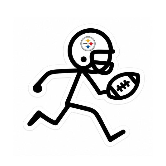 Pittsburgh Steelers Stick Man 3" Sticker