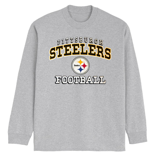 Pittsburgh Steelers Football Grey Starter Long Sleeve