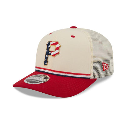 Pittsburgh Pirates New Era USA 250 Fourth of July 9SEVENTY Adjustable Trucker Hat