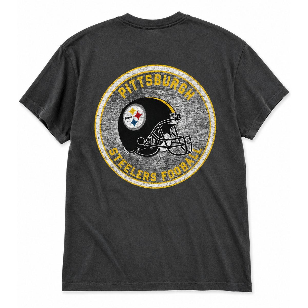 Pittsburgh Steelers Legacy Flint Black '47 Tee