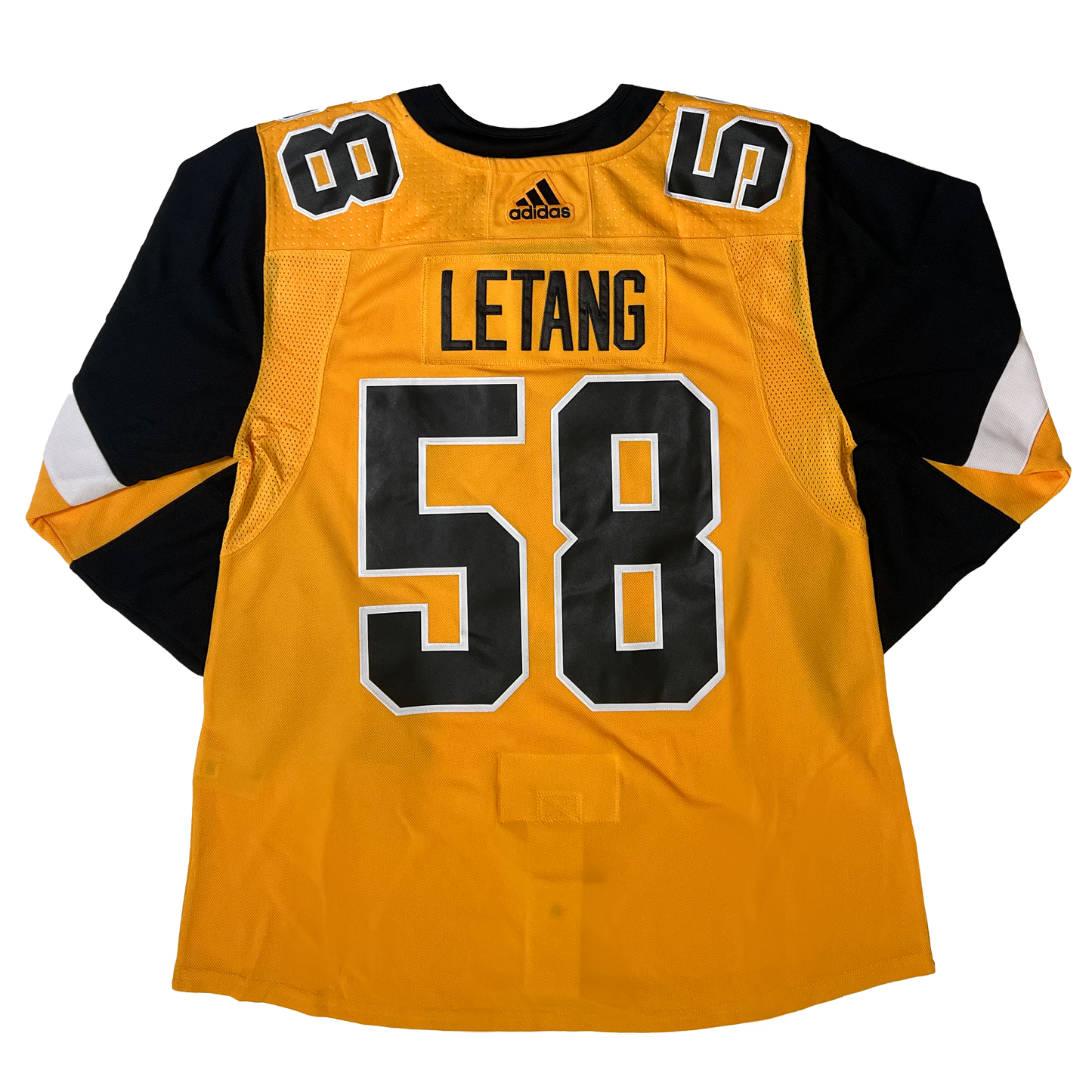 Men's Pittsburgh Penguins Kris Letang Adidas Authentic Alternate Jersey