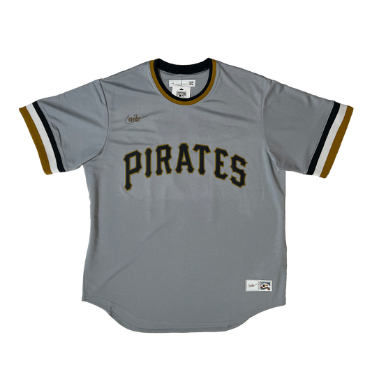 Men's Pittsburgh Pirates Roberto Clemente Nike Gray Road Cooperstown Collection Player Jersey