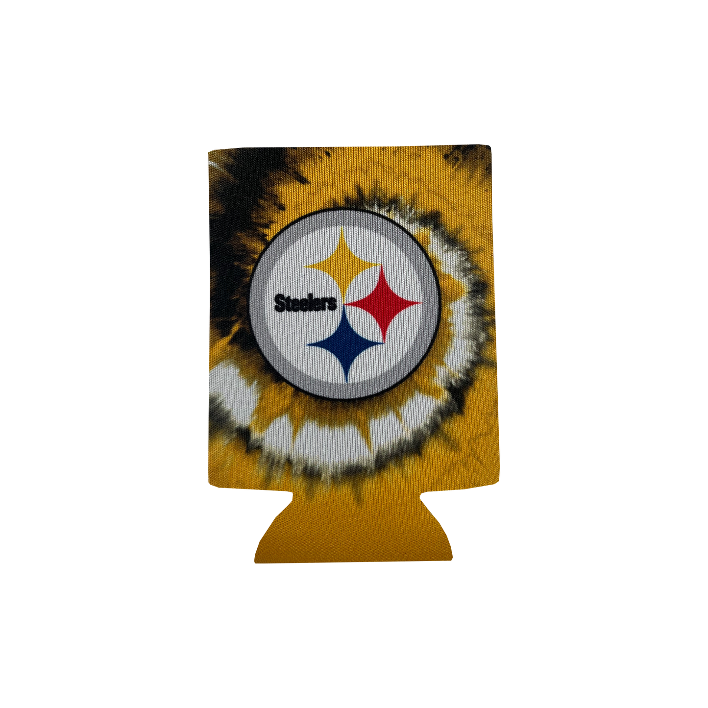 Tie Dye Pittsburgh Steelers 2-Sided Can Cooler