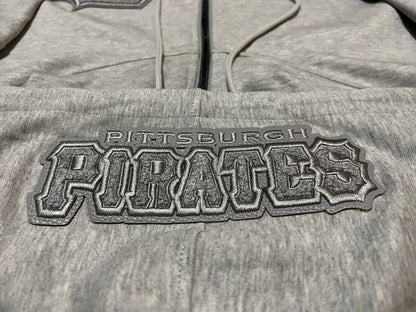 Pittsburgh Pirates Pro Standard Heather Grey Zip Hoodie