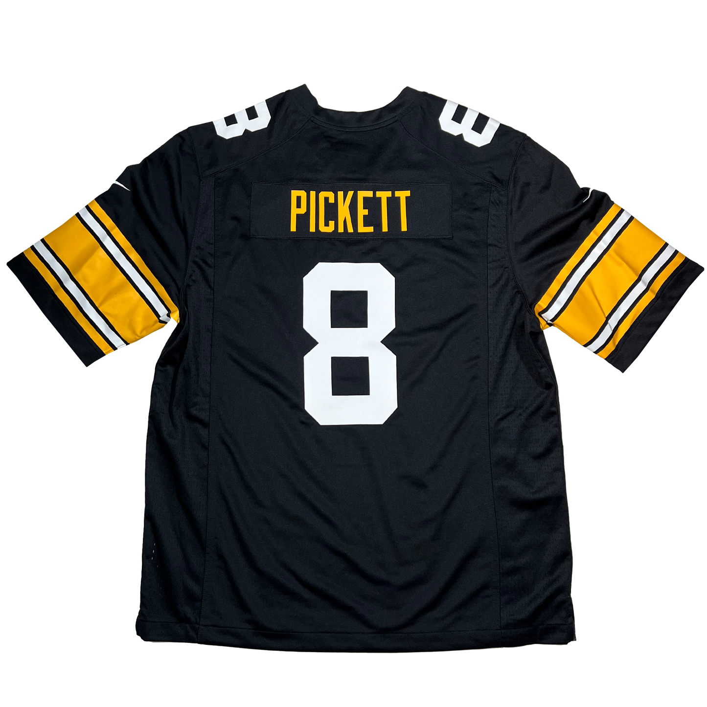 Kenny Pickett #8 Men's Nike Replica Home Jersey Block Number