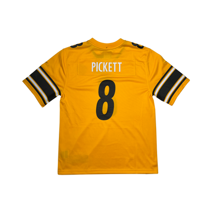 Nike Youth Pittsburgh Steelers Kenny Pickett #8 Gold Inverted Game Jersey