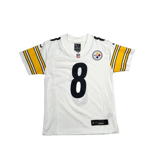 Nike Youth Pittsburgh Steelers Kenny Pickett #8 White Game Jersey