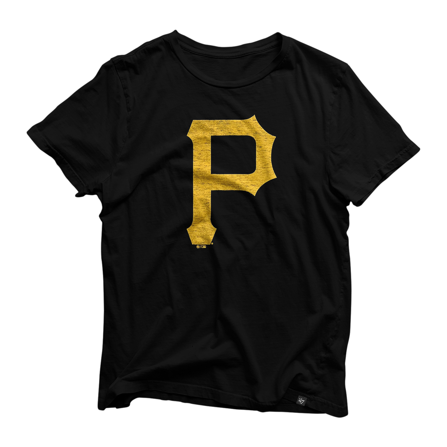 '47 Pittsburgh Pirates Black Match Short Sleeve Fashion T Shirt