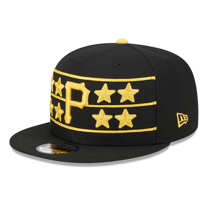 Men's Pittsburgh Pirates New Era Black 2024 Batting Practice 9FIFTY Snapback Hat