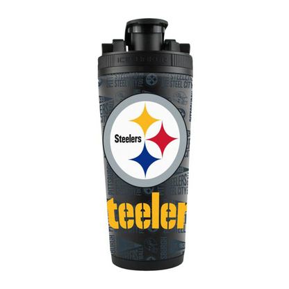 26oz NFL Pittsburgh Steelers Stainless Steel 4D Ice Shaker