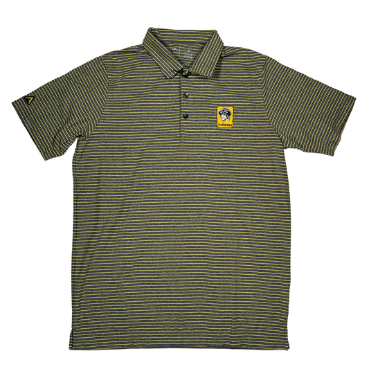 Antigua Striped Pittsburgh Pirates Polo