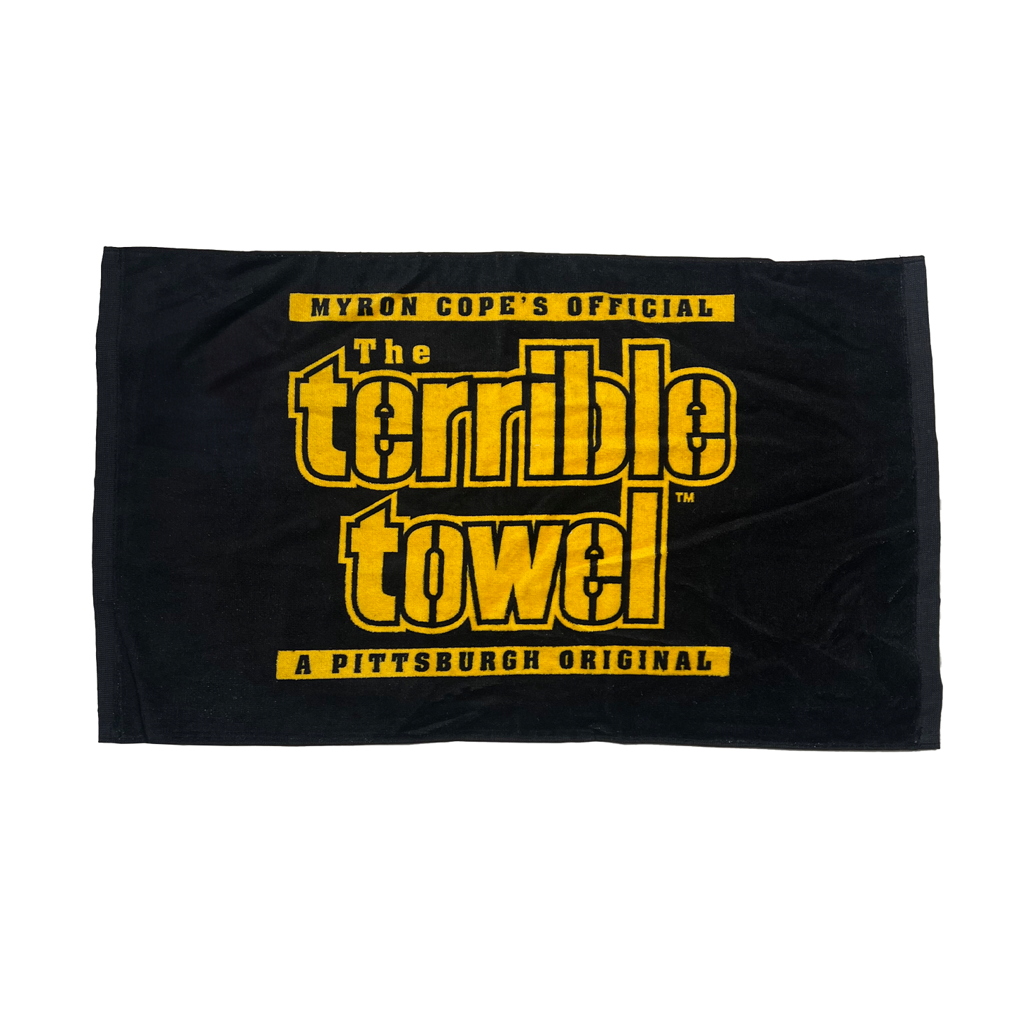 Myron Cope's Official The Terrible Towel Black