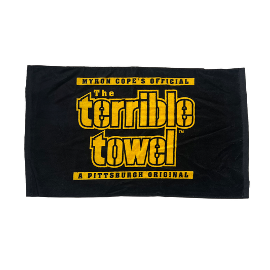 Myron Cope's Official The Terrible Towel Black