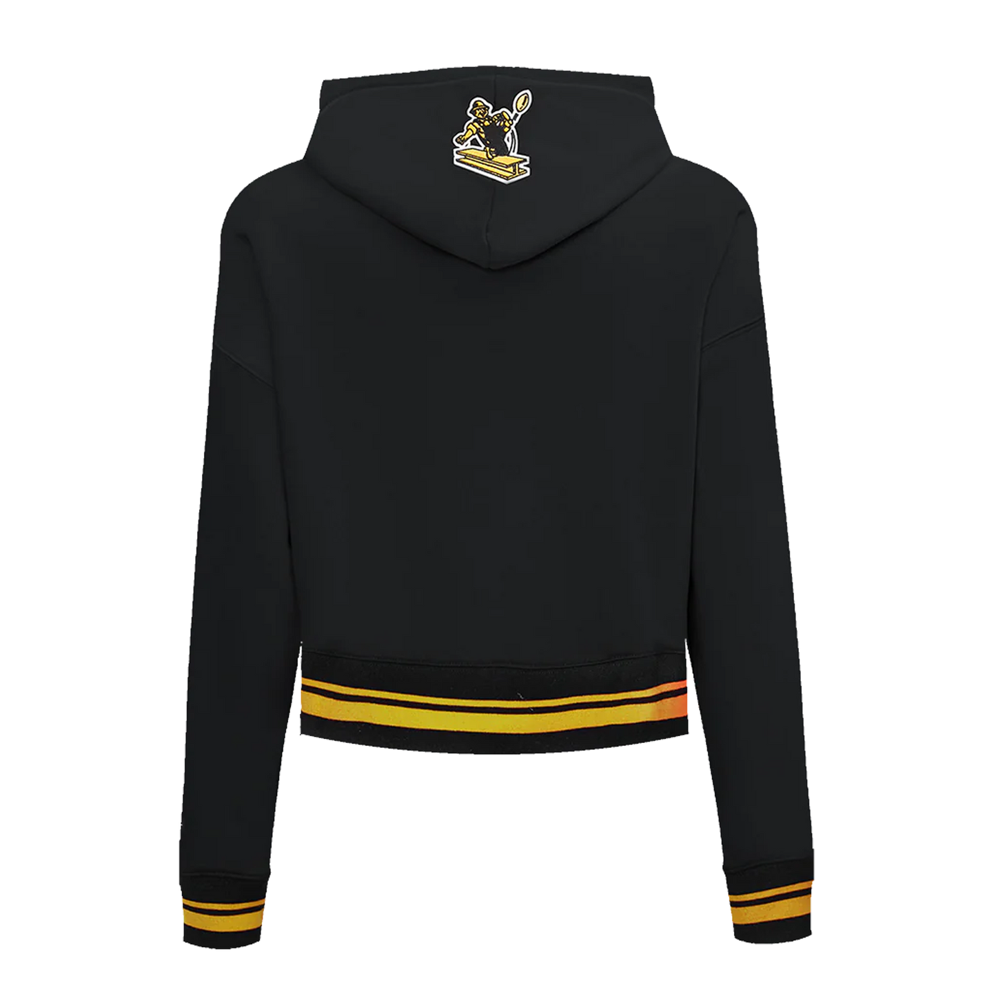 Pittsburgh Steelers Retro Classic Women's Cropped Hoodie