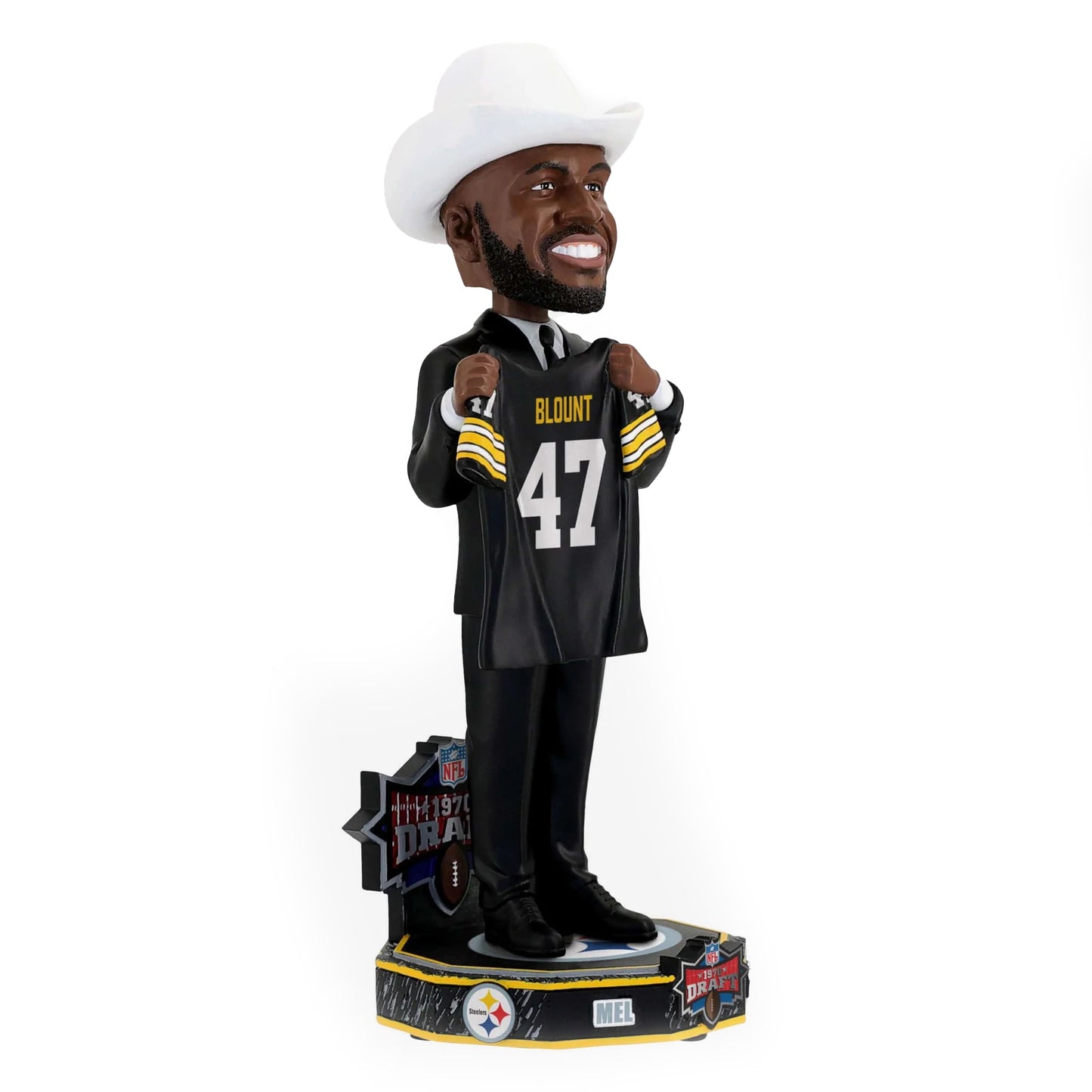 Mel Blount Pittsburgh Steelers 1970 NFL Draft Pick Bobblehead