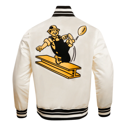 Pittsburgh Steelers Retro Classic Men's Rib Satin Jacket