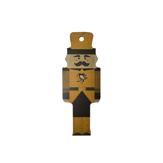 Pittsburgh Penguins Nutcracker Wooden Ornament