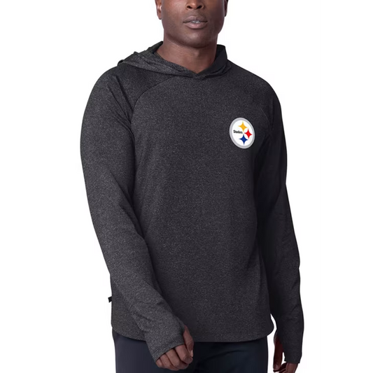 MSX by Michael Strahan Pittsburgh Steelers Mens Black Fast Track Hood