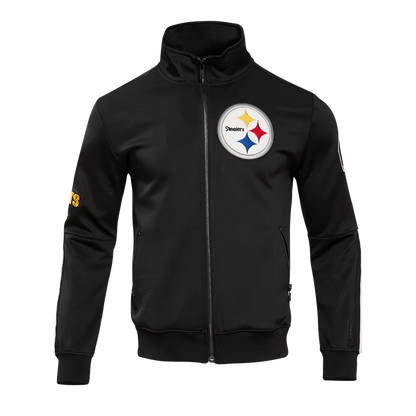 Pittsburgh Steelers Classic Men's DK Black Track Jacket