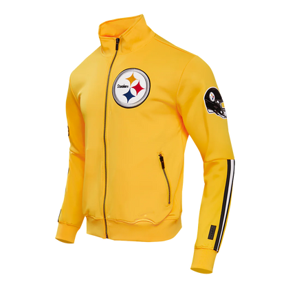 Pittsburgh Steelers Classic Men's DK Gold Track Jacket