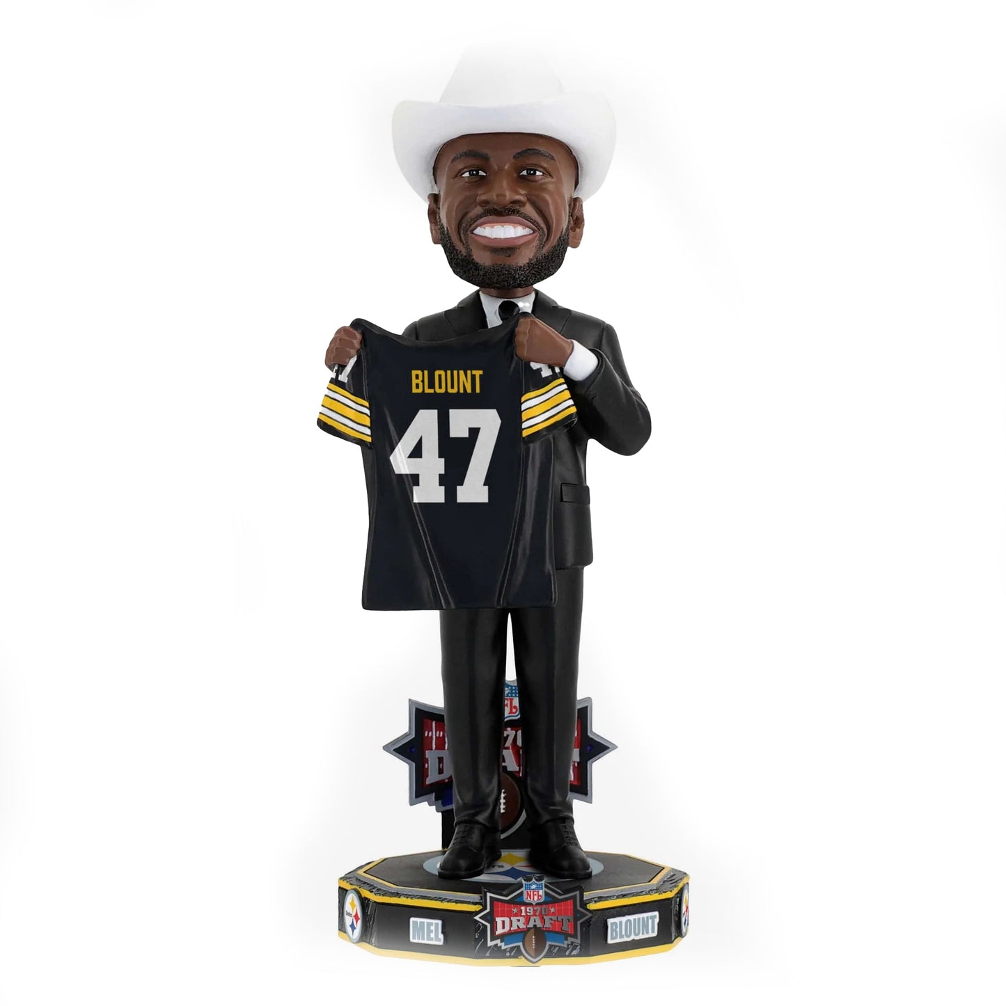 Mel Blount Pittsburgh Steelers 1970 NFL Draft Pick Bobblehead