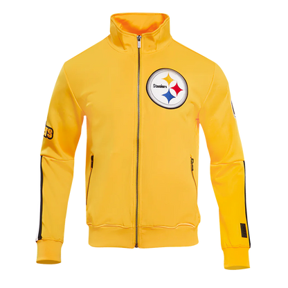 Pittsburgh Steelers Classic Men's DK Gold Track Jacket