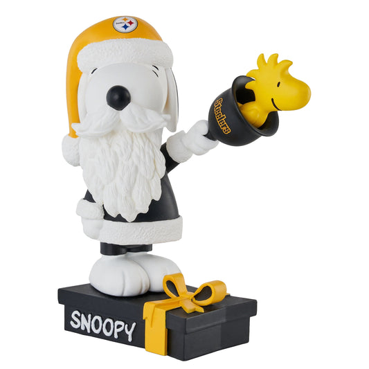 Pittsburgh Steelers Snoopy & Woodstock Peanuts Christmas Special Bobblehead