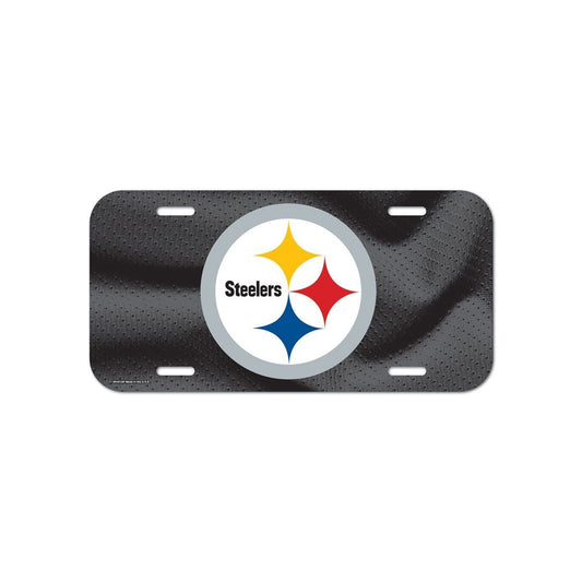 Pittsburgh Steelers Team Logo Plastic License Plate