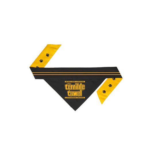 Pittsburgh Steelers Terrible Towel Pet Bandana Collar