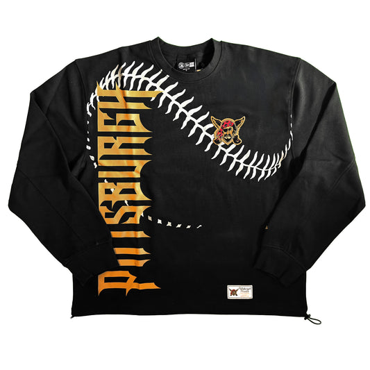 New Era Pittsburgh Pirates City Connect Stitches Pullover Crew Neck
