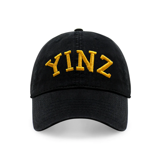 YINZ Dad Hat Black