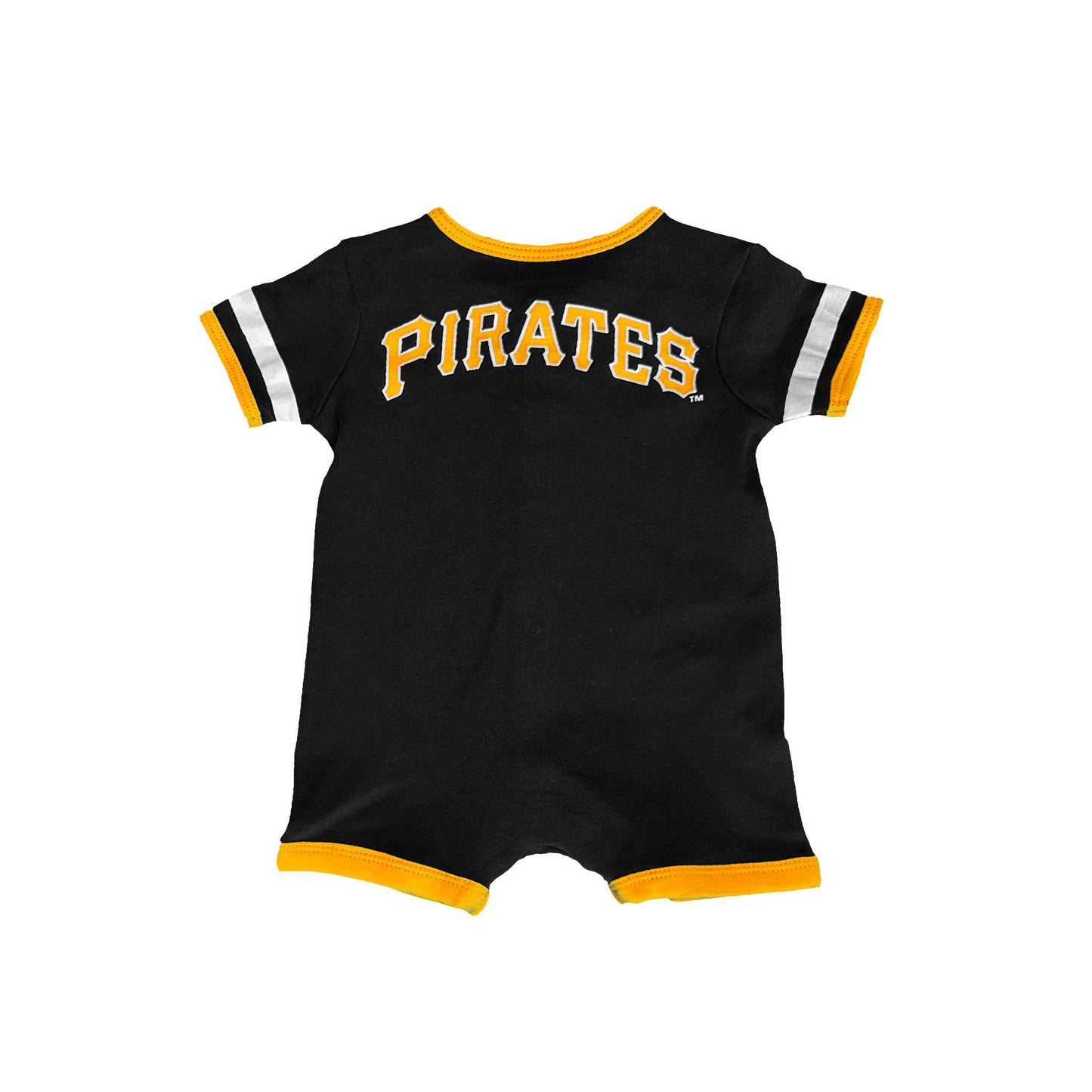 Pittsburgh Pirates Infant Team Logo Black Onesie