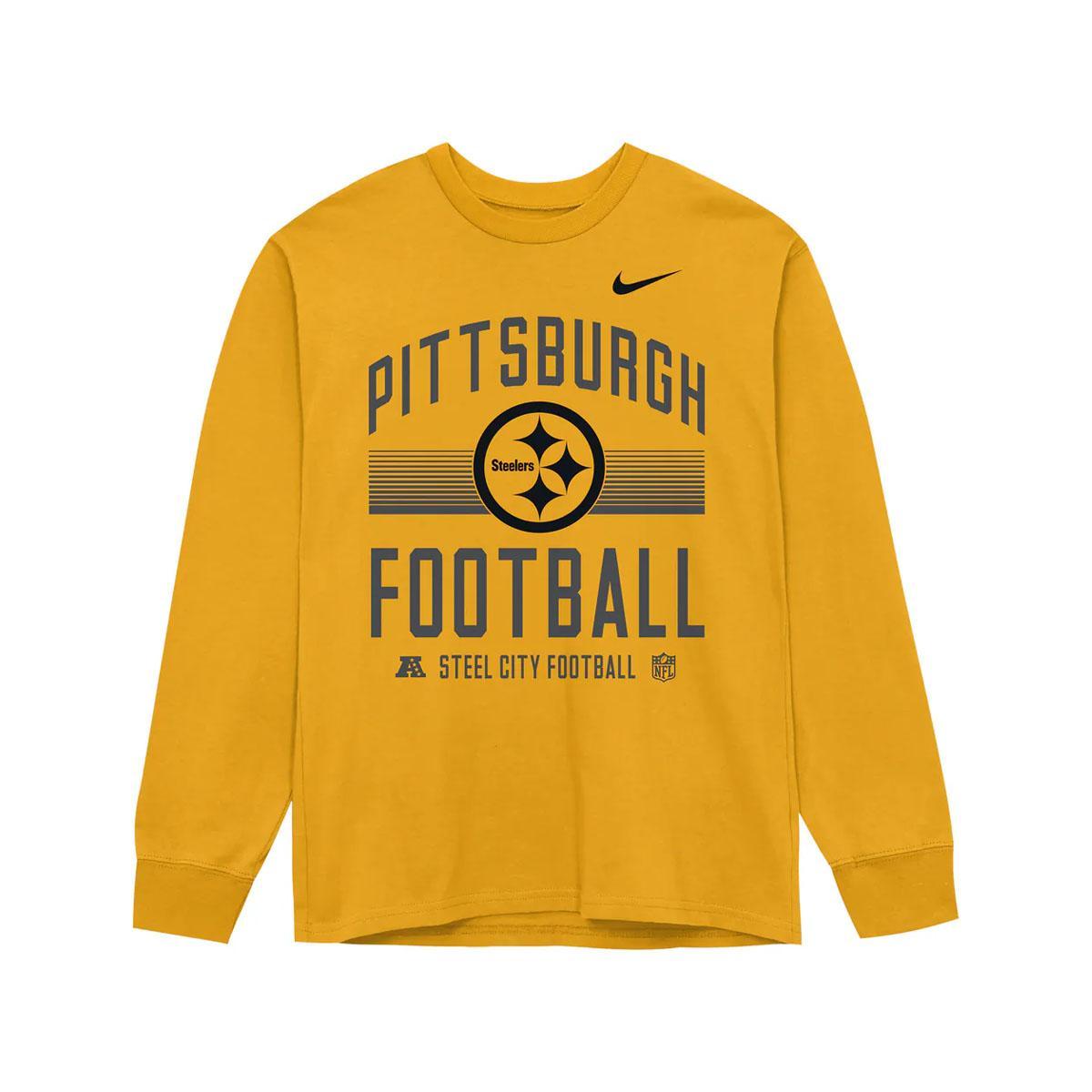 Toddler Pittsburgh Steelers Nike Gold Essential Long Sleeve Tee
