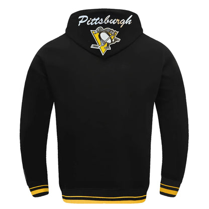 Pittsburgh Penguins Pro Standard Big Logo Rib Fleece Pullover Hoodie