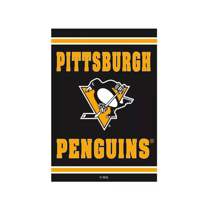 Pittsburgh Penguins 28" x 44" Double Sided Decorative Team Flag