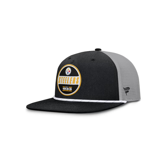 Pittsburgh Steelers Fanatics Edge Rush Trucker Adjustable Hat