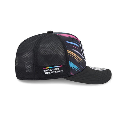 Pittsburgh Steelers New Era Black 2026 NFL Crucial Catch 9SEVENTY Adjustable Trucker Hat