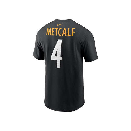 DK Metcalf Pittsburgh Steelers Nike Name & Number Tee