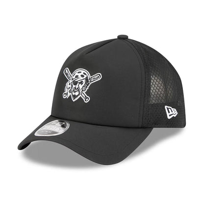 Pittsburgh Pirates New Era Black 2026 Batting Practice Alternate Apex 9FORTY Adjustable Hat